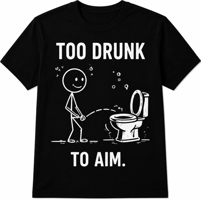 Majica »Too Drunk to Aim«