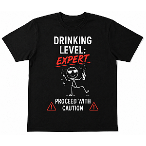 Majica »Drinking Level: Expert«