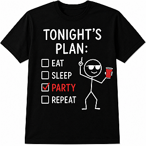 Majica »Eat Sleep Party Repeat«