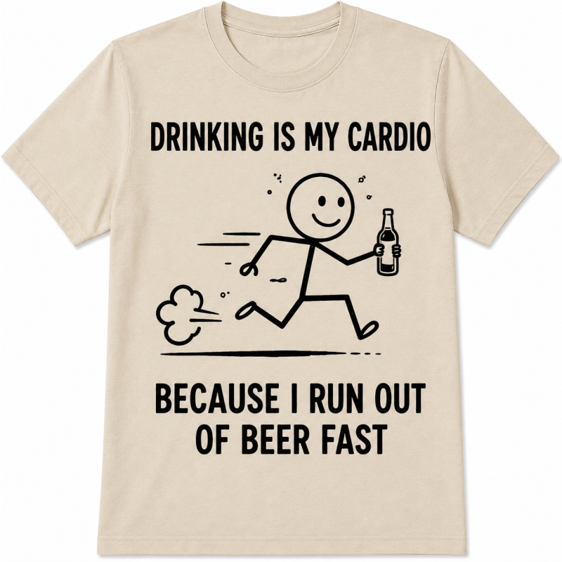 Majica »Drinking Is My Cardio«
