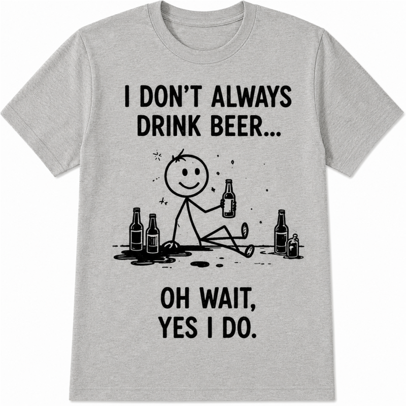 Majica »I Don't Always Drink Beer«